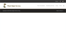 Tablet Screenshot of miamidigitalservices.com